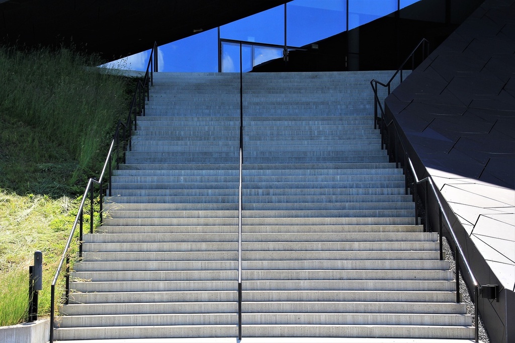 Dalle béton – escalier en béton